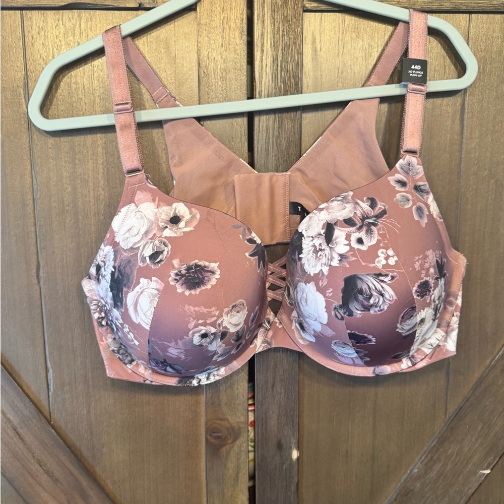 Torrid Floral Pink Bra